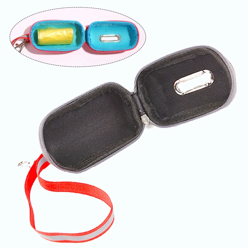 Dispensador de bolsas para excrementos de perro, soporte colgante para bolsas de basura para caminar al aire libre, Herramientas de limpieza para mascotas - imagen 5