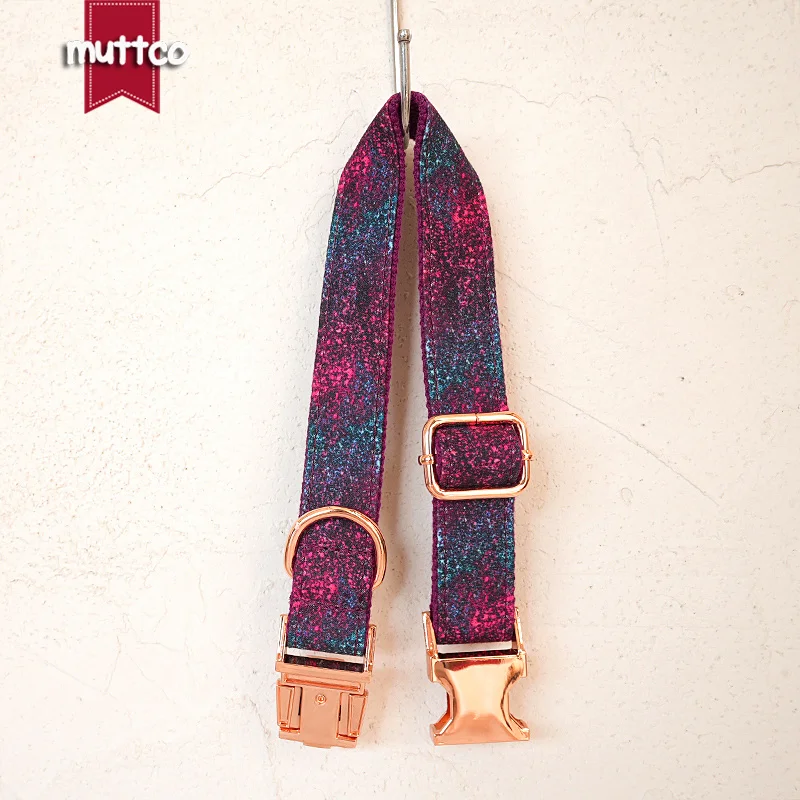 MUTTCO el diseño del cielo estrellado con inyección de tinta rosa DARK LIVELY FOREST muestra el estilo de personalidad de moda del perro 5 tamaños UDC192 - imagen 5