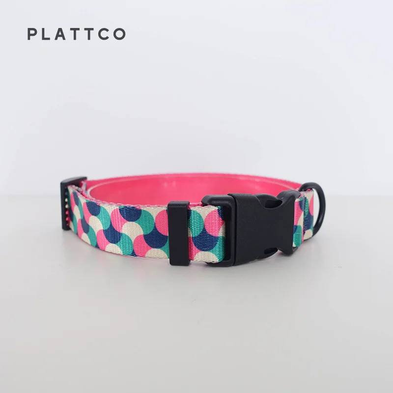 PLATTCO ajustable personalizado GUMMY WORMS juego de correa para collar de perro para perros pequeños, medianos y grandes 5 tamaños PDC317 - imagen 2