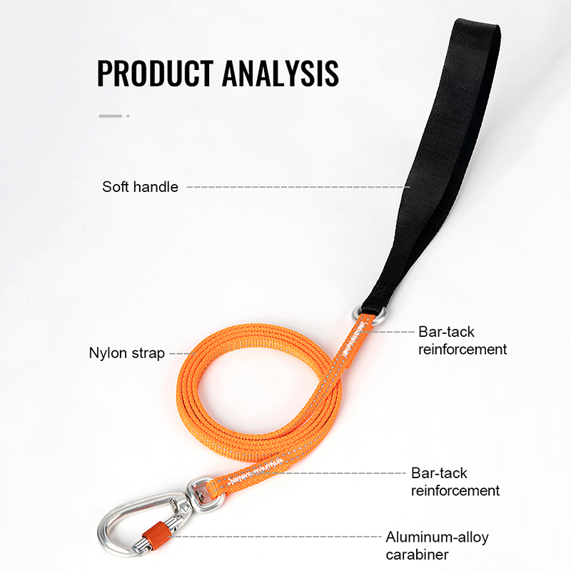 Detalle del material reflectivo de la correa Truelove