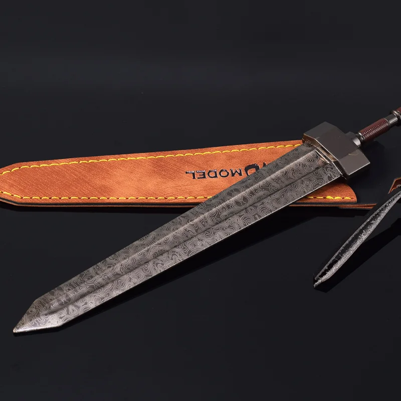 22cm Greatsword Elden anillos espada colosal juego llavero espadas Katana arma modelo accesorios llavero adornos niños regalos juguete - imagen 4