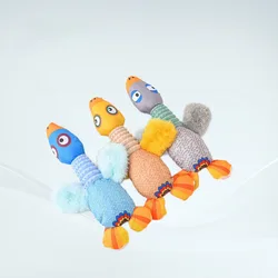 Lindo juguete para perros de ganso salvaje chirriante, juguete molar duradero para masticar para entrenar, accesorio de entrenamiento para mascotas no tóxico para aliviar el aburrimiento