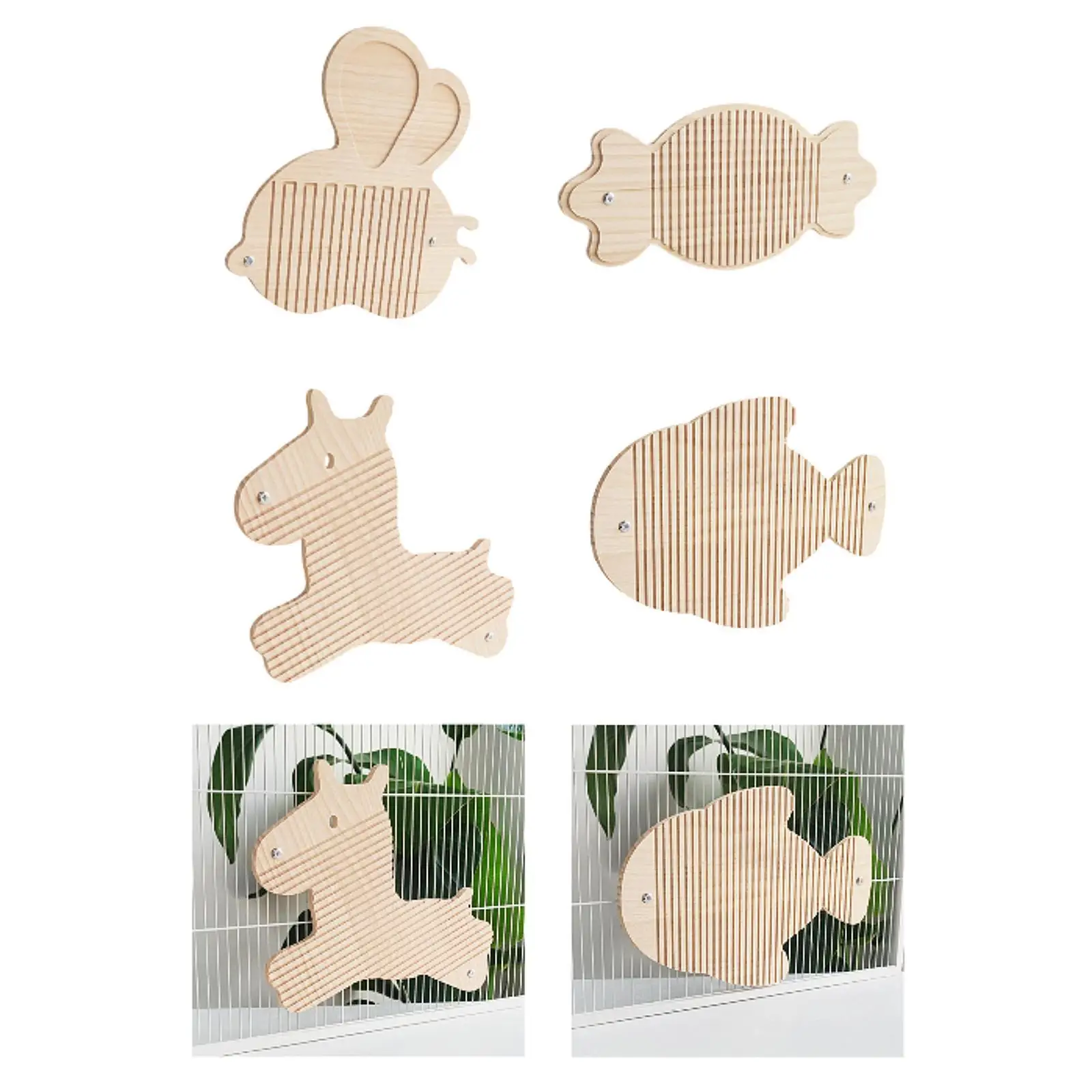 Rabbit Scratch Pad Small Animal Foot Pad for Small Animals Bunny Chinchilla