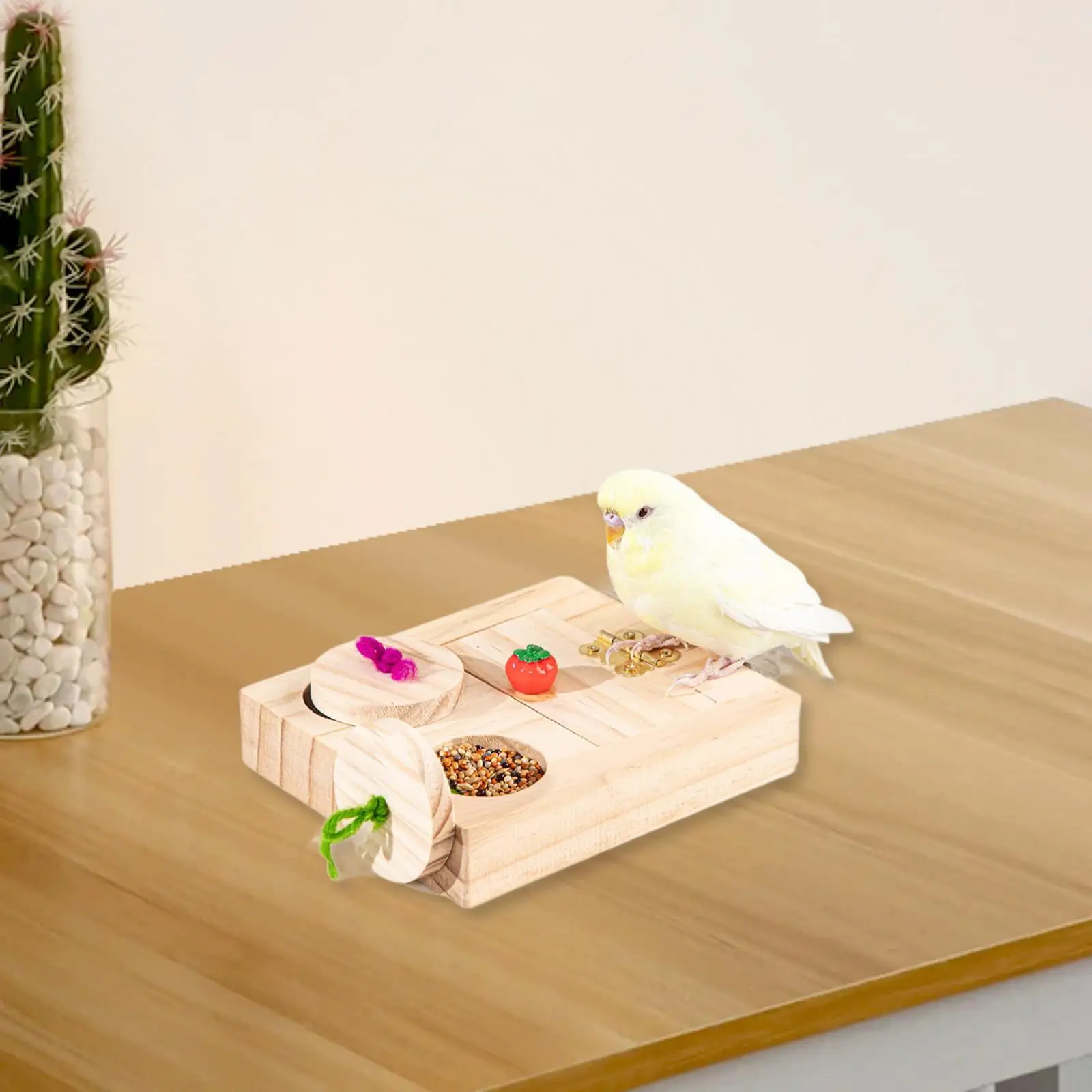 Bird Puzzle Toy Parrot Enrichment Toy Educational Treats Dispenser Food Training Bird Foraging Box Toy Foraging Toy for Mouse Bird Puzzle Toy Parrot Enrichment Toy Educational Treats Dispenser Food Training Bird Foraging Box Toy Foraging Toy for Mouse