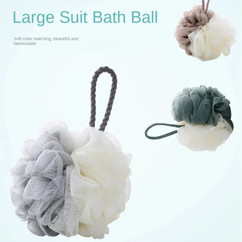 Bola de esponja de baño para mascotas de dos tonos, accesorio interactivo para el cuidado de perros y gatos para limpieza suave, suministro esencial para el baño de mascotas, 1 ud. - imagen 4