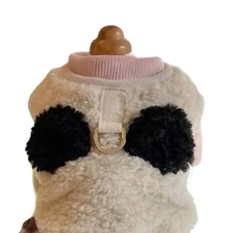 Ropa para mascotas, regalo de Navidad y Año Nuevo, lindo invierno, cachorro, gato, chal, orejeras, gorro grueso y cálido a prueba de frío para perro pequeño - imagen 5