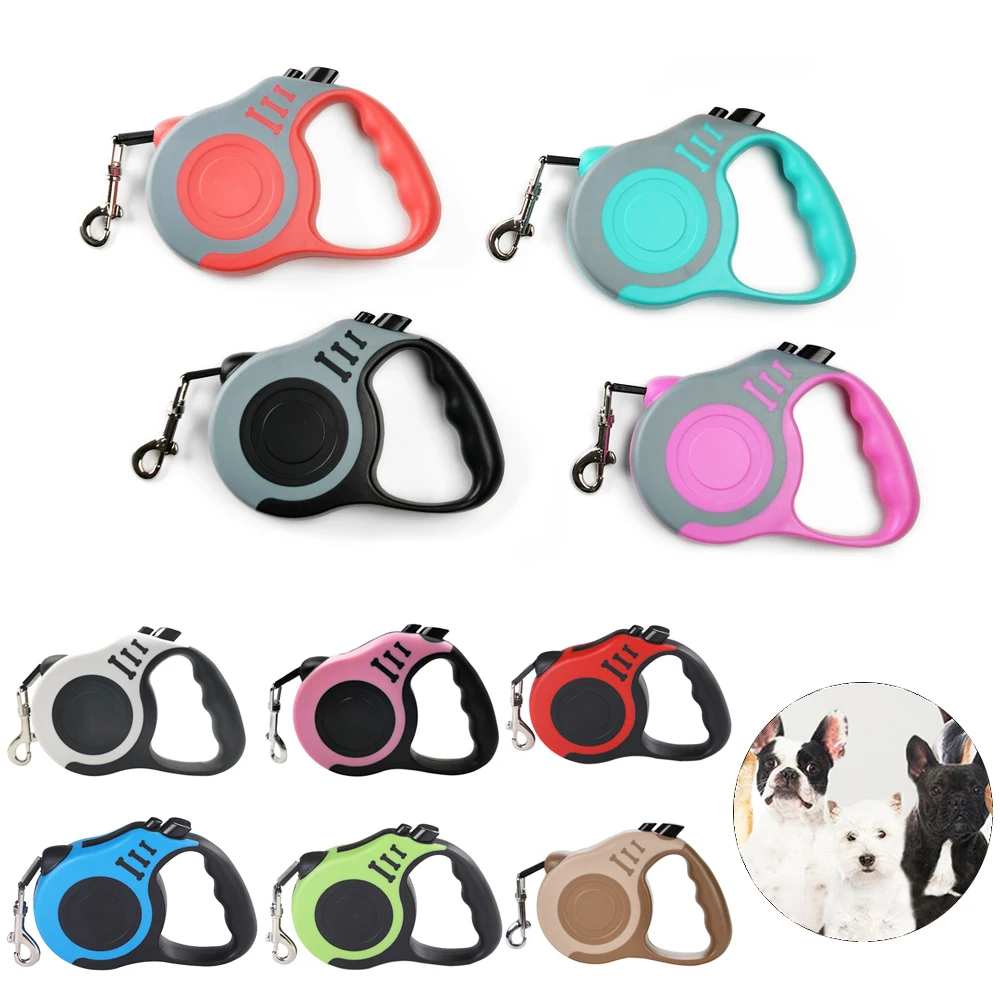 Correa extensible de nailon para perro y gato - imagen 2