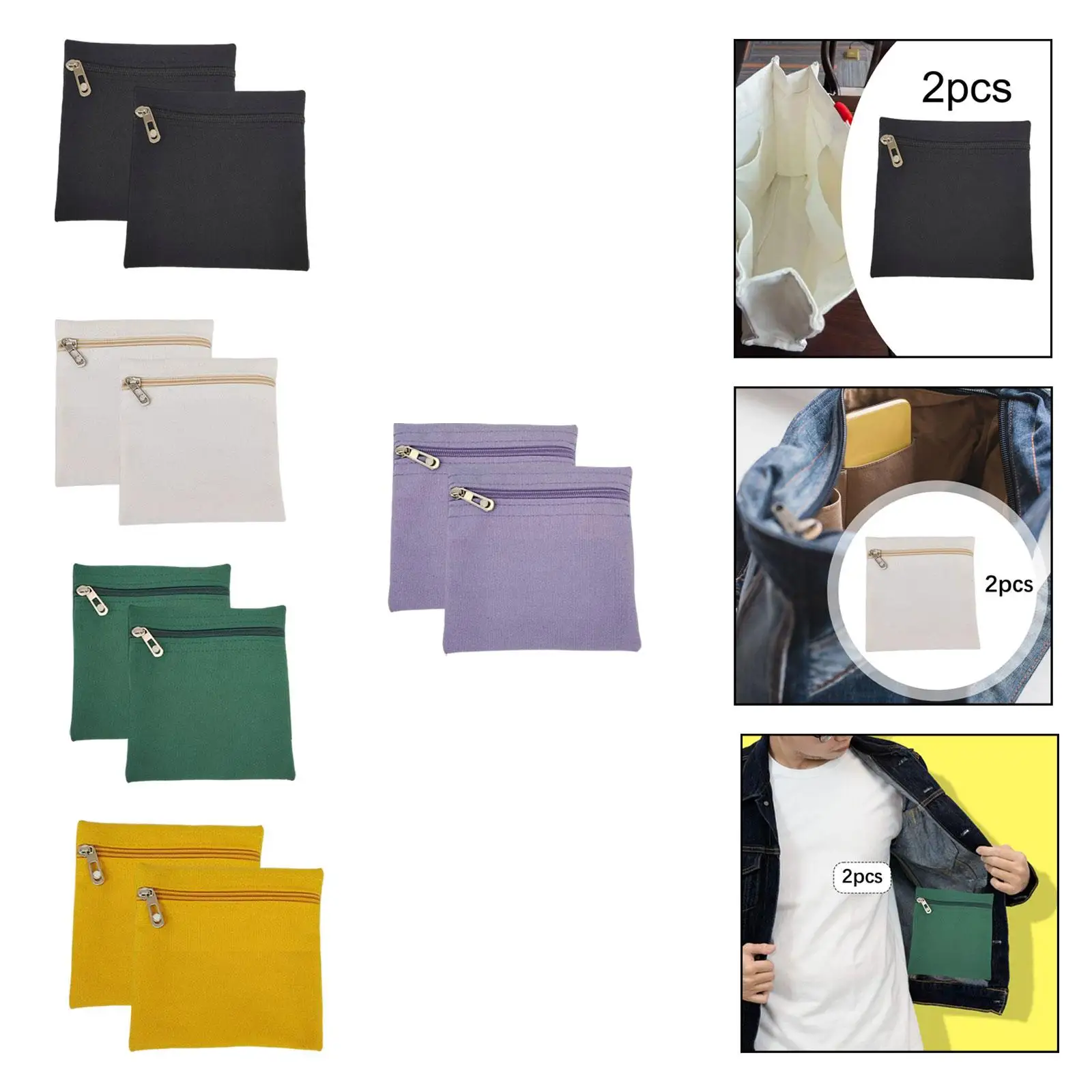 Bolsillo oculto con cremallera para chaquetas y sudaderas - Costura fácil - imagen 4