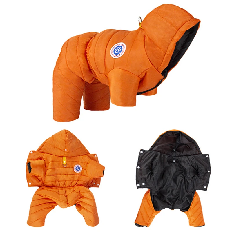 Chaqueta impermeable para perros pequeños y medianos, ropa para cachorros, sudaderas con capucha, abrigo, monos para Chihuahua, caniche Shih Tzu, mono, disfraces para mascotas - imagen 5