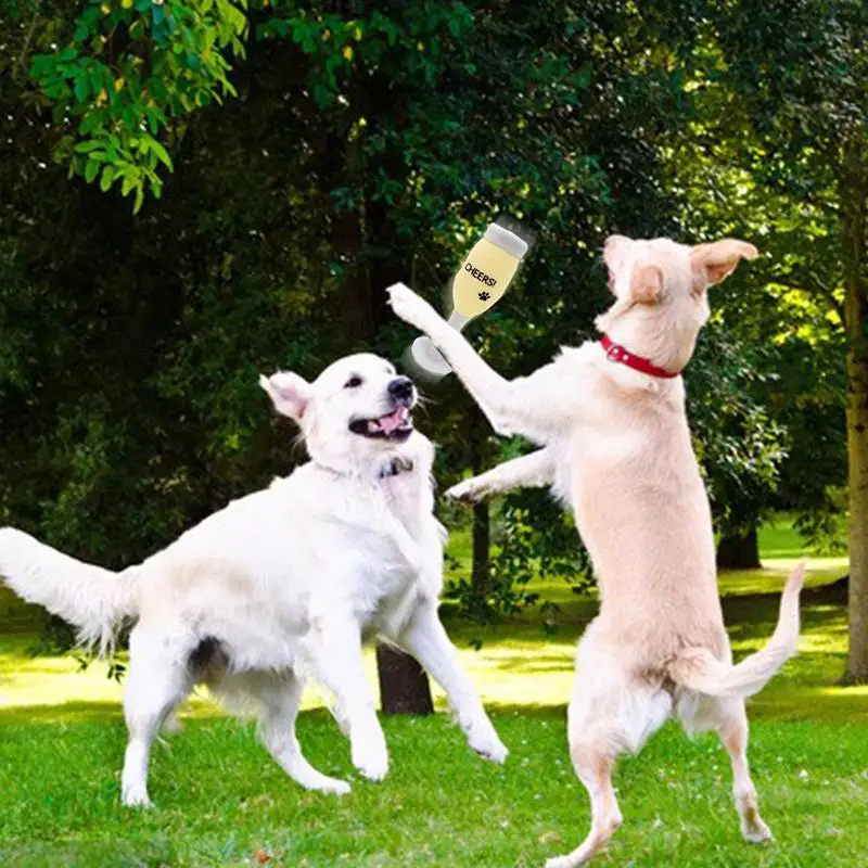 Juguetes de dentición para cachorros, botella de agua para perros, juguetes para masticar, juguetes interesantes para mascotas, juguetes de cumpleaños para perros, suaves y duraderos, resistentes y - imagen 4