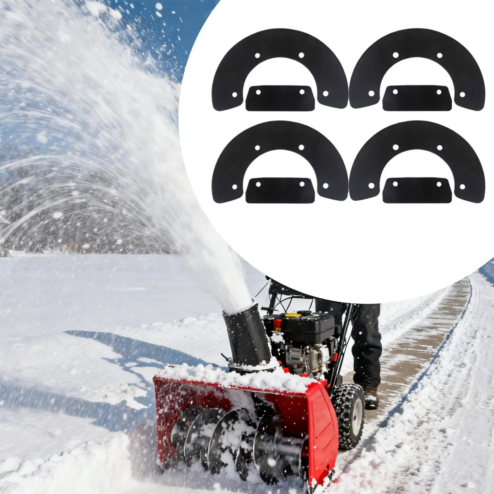 Paletas de goma para quitanieves 1003391, accesorio de repuesto para soplador de nieve para B1SB5505