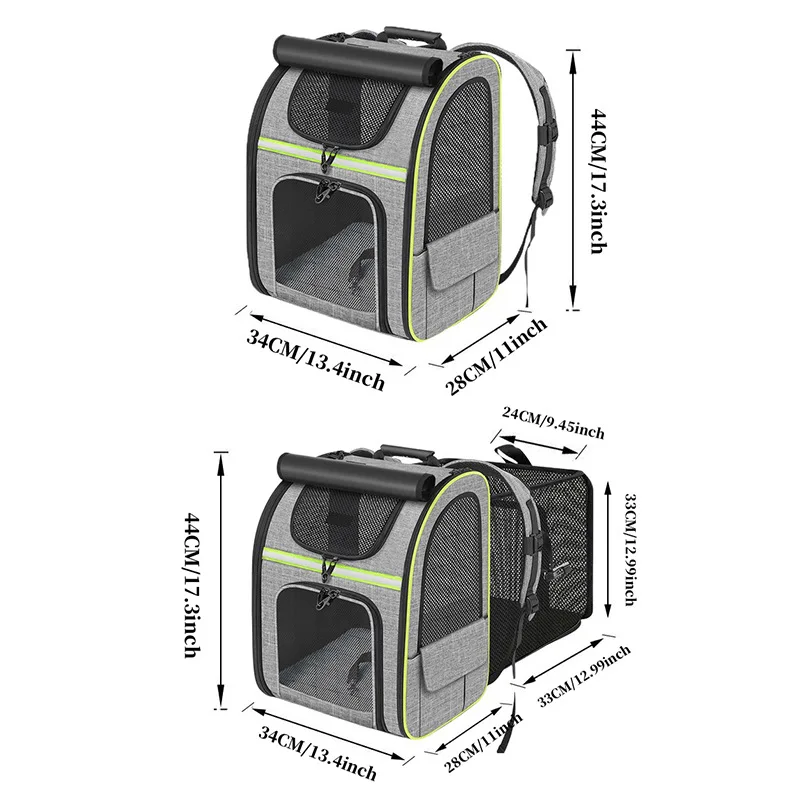 Transportín mochila 2 en 1 para gatos y perros pequeños - imagen 2