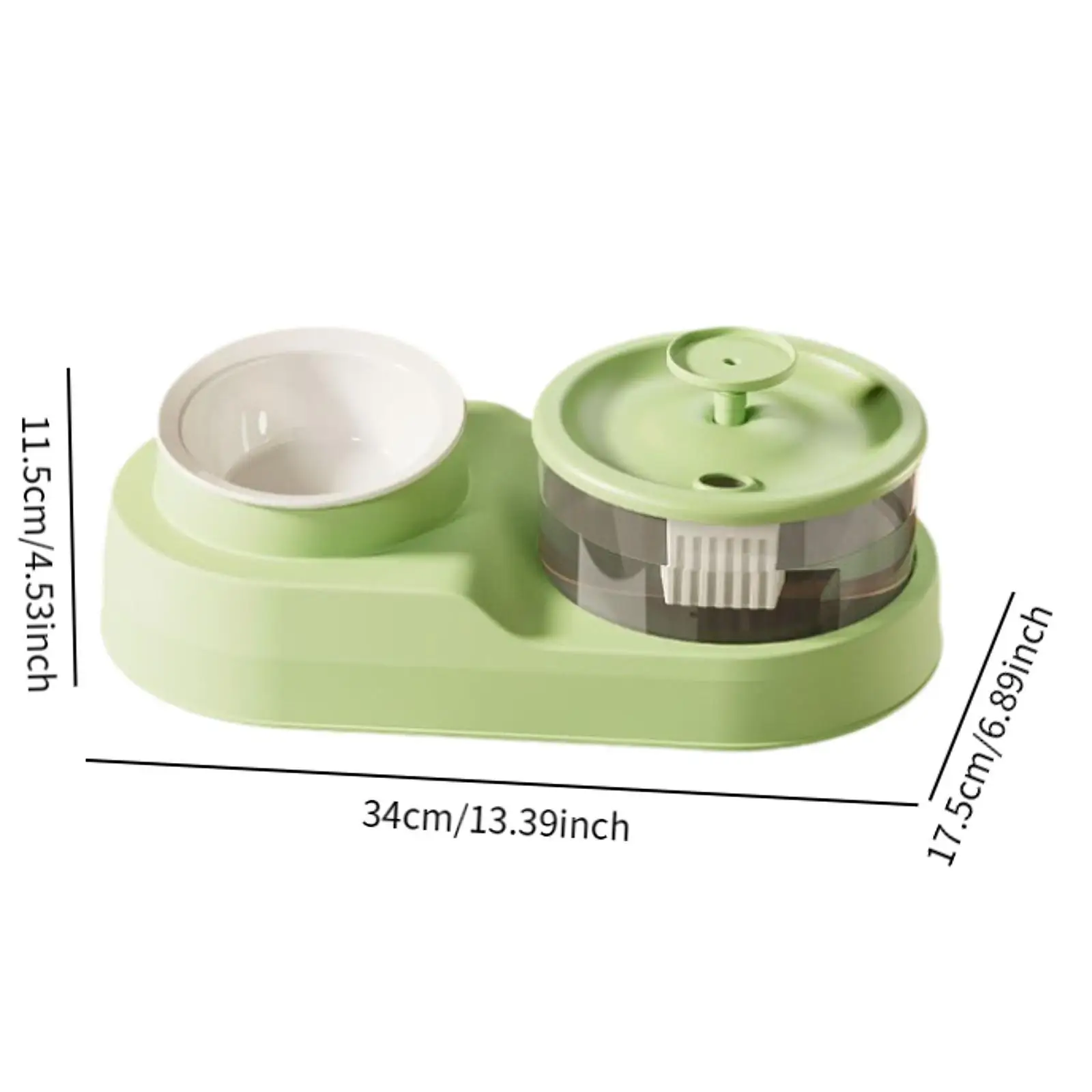 Cat Food And Water Bowl Pet Feeding Bowls Cat Dish for Cats 