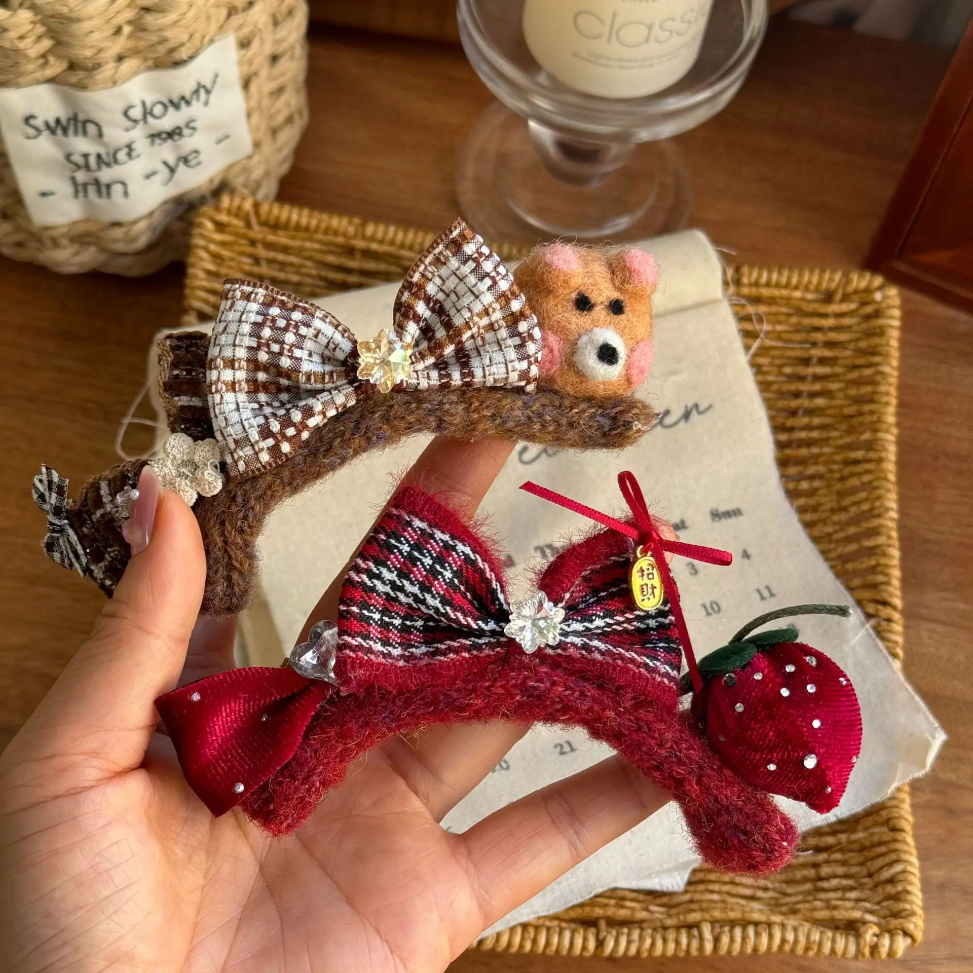 Accesorios para el cabello para mascotas, diadema para perros, lazo 3D, pinza para el pelo para gatos Yorkshire de dibujos animados, accesorios para perros pequeños, aseo para perros - imagen 3