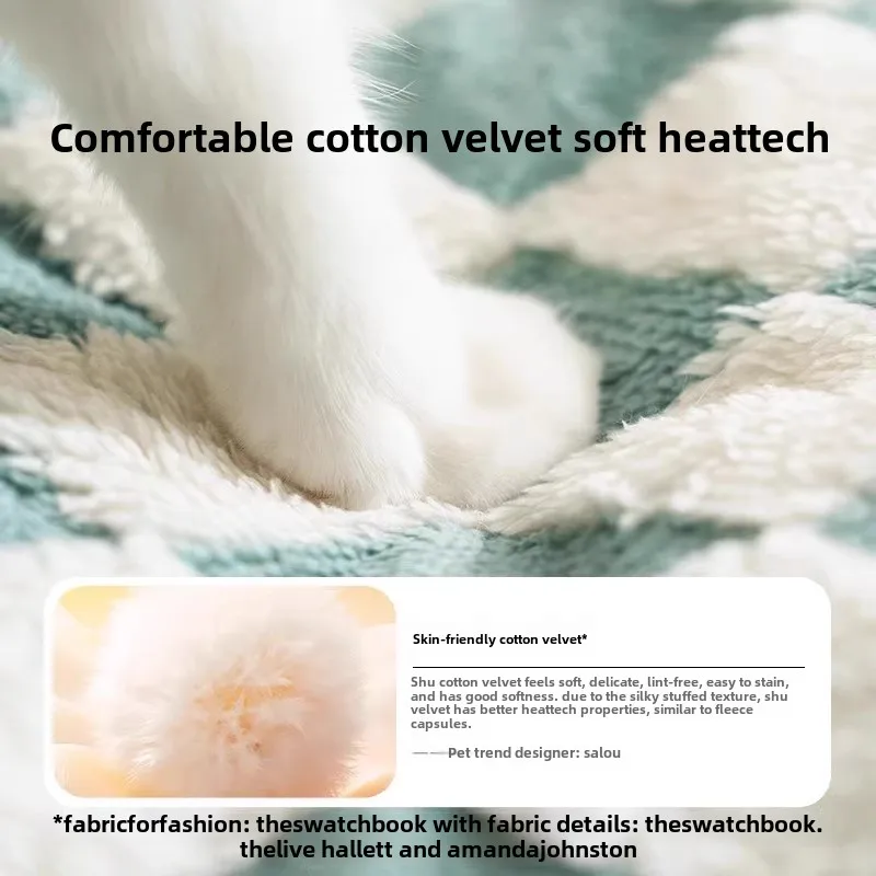 Perrera cálida de invierno, estera para dormir lavable y extraíble para perros, casa de cama, productos para dormir para mascotas, accesorios para nido, esteras para camas suaves y acogedoras - imagen 4