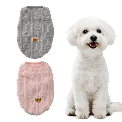 Chaqueta lana para perros y gatos pequeños – Abrigo otoño invierno