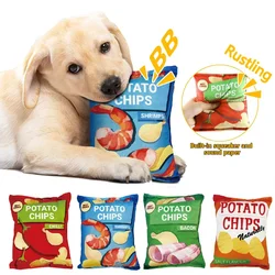 Juguete masticable chirriante para perros – Peluche sonoro resistente
