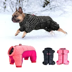 Mono impermeable de invierno para perros pequeños y medianos