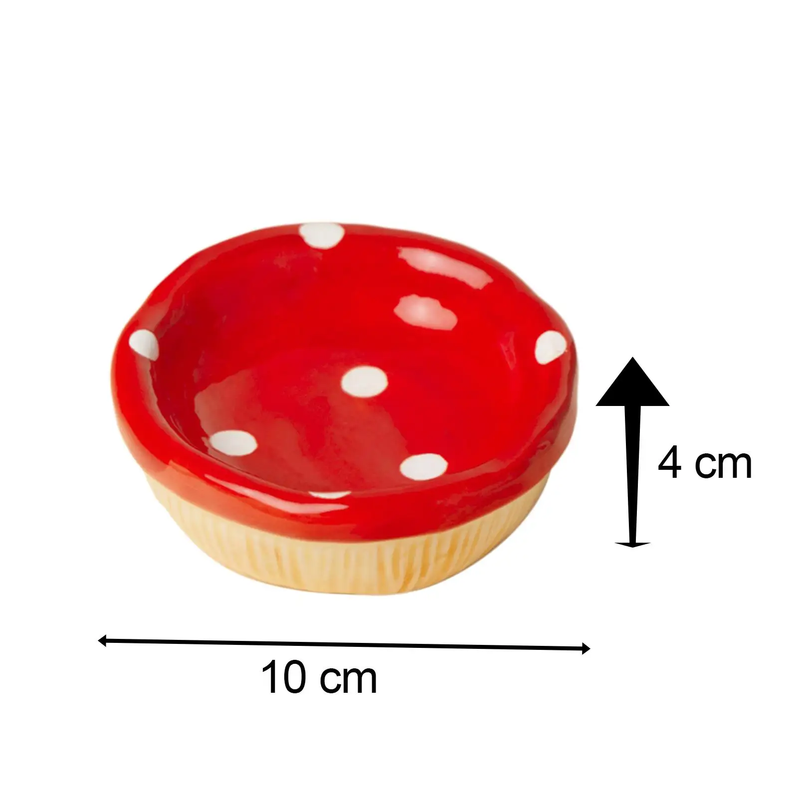 Ceramic Hamster House, Hamster Hideout, Cute Mushroom Shape Feeding Bowl for