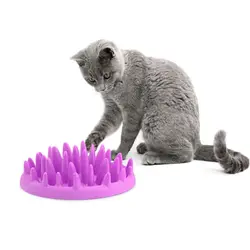Cuenco antivuelco interactivo alimentación lenta para gatos y perros