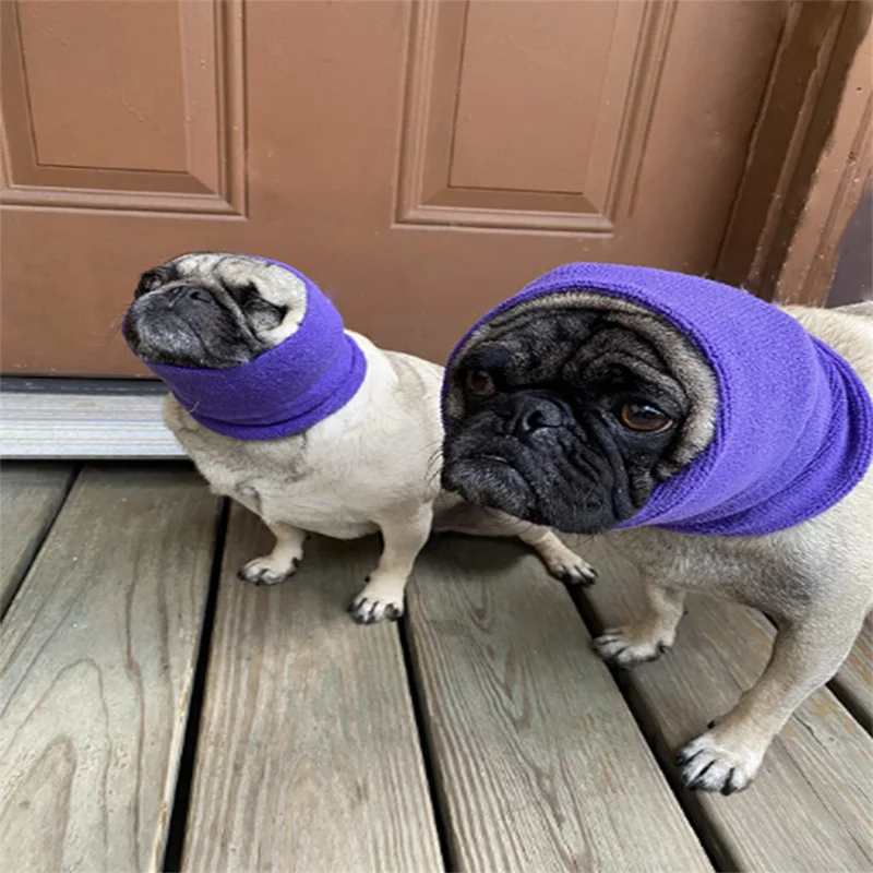 Orejeras de aseo para perros, orejeras suaves y cálidas a prueba de ruido, cubierta de oreja para mascotas, sombrero de tela, baño, secado de soplado, manga de cabeza para mascotas - imagen 3