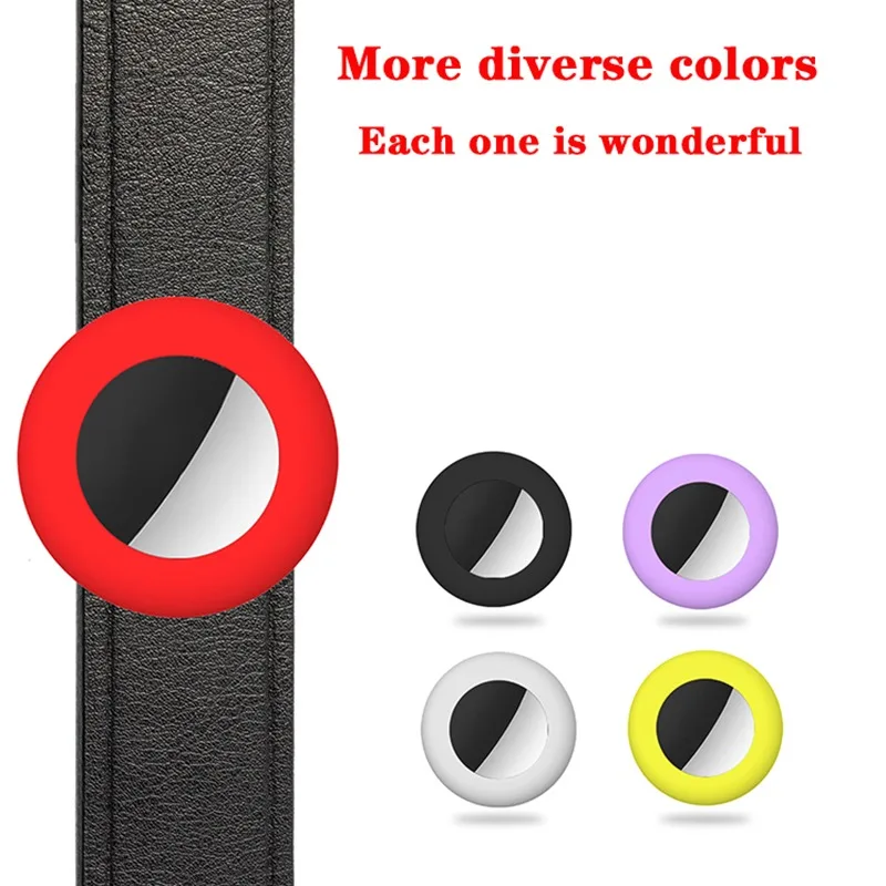 Funda Airtag de silicona para Collar de perro y gato de Apple, cubierta con Clip, localizador antipérdida de mascotas, rastreador, manga protectora, accesorios para perros - imagen 3