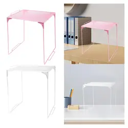 Estante para taquilla, ahorro de espacio, estante de almacenamiento plegable versátil, accesorios para gabinete, organización debajo del gabinete para garaje, escuela, gimnasio