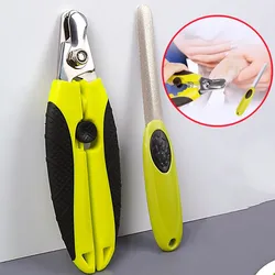 Cortauñas eléctrico para perros con molinillo y luz LED
