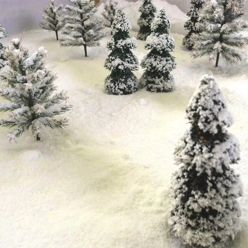 Nieve falsa instantánea para decoración navideña, polvo Artificial realista para árbol de Navidad y - imagen 4