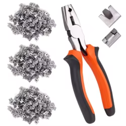 Pet Cage Installation Pliers Nails Chicken Quail Bird Rabbit Animal Cage Repair Clamp P Bayonet Nail Poultry cage accessories