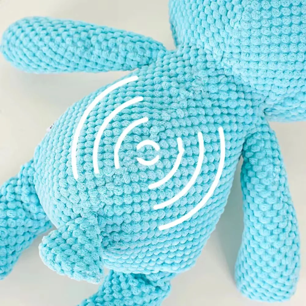 Perro grande sonido juguetes chirriantes oso animales forma mascota suave felpa masticar Molar juguete de entrenamiento cachorro mordida dientes juguetes dentales suministros para mascotas - imagen 5