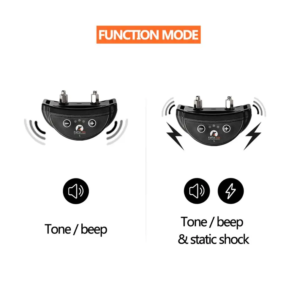 Collar antiladridos automático para perros, Collar sin ladridos para mascotas con 5 niveles sensibles, Collar impermeable para perros, tapón efectivo para ladridos, 1/2 Uds. - imagen 3