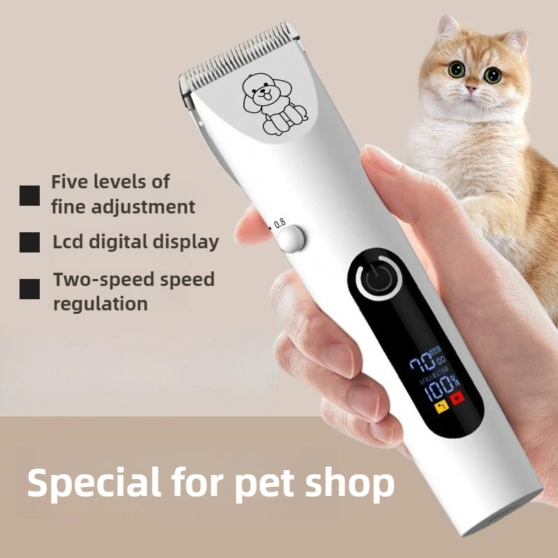 Máquina profesional de aseo para mascotas, máquina cortadora de pelo para perros, suministros para el cuidado del cabello de cachorros, cortadora de piel, peluquero canino - imagen 2