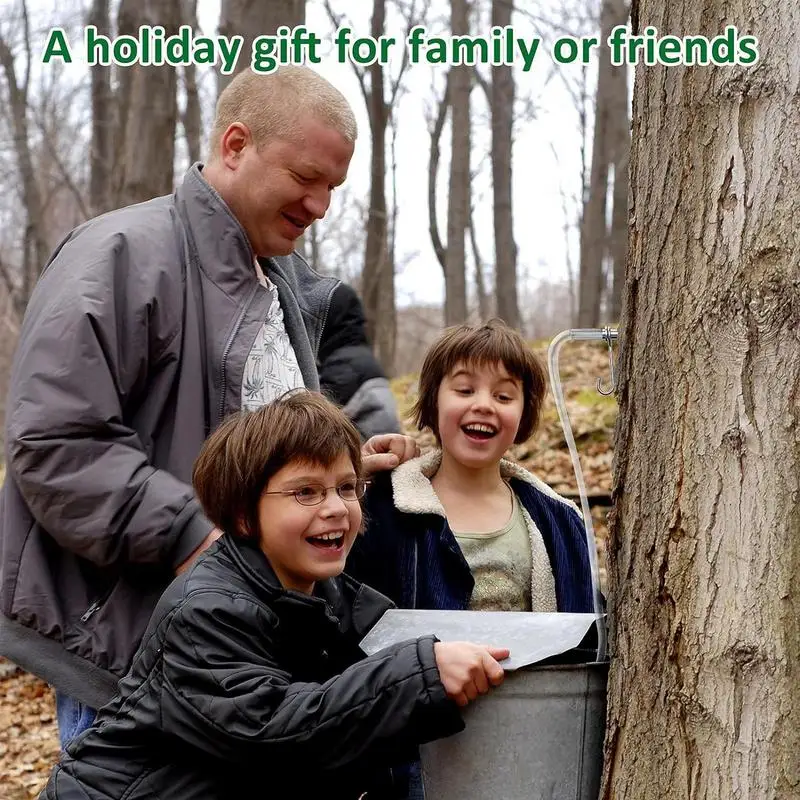 Grifos de jarabe de arce Grifos de árbol de acero inoxidable reutilizables Suministros de jarabe de arce seguros y ahorradores de energía Grifos de jarabe de arce para granja familiar - imagen 3