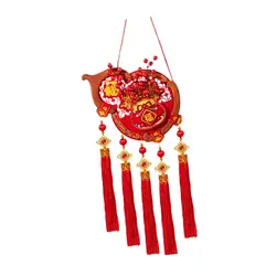 Decoración de Año Nuevo Chino, accesorio de fotografía ligero, decoración de fiesta, Festival de Primavera, colgante de personaje Fu para entrada de ventana, 2026