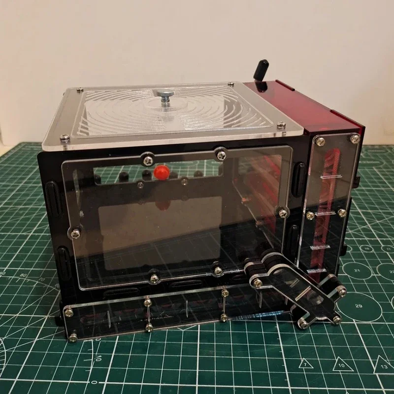 Nuevo Castillo negro de hormigas, granja de hormigas con 11 Uds., tubo de ensayo de bambú, tubo de bambú acrílico, nido de hormigas, antill para mascotas, taller, casa de hormigas, perrera - imagen 2