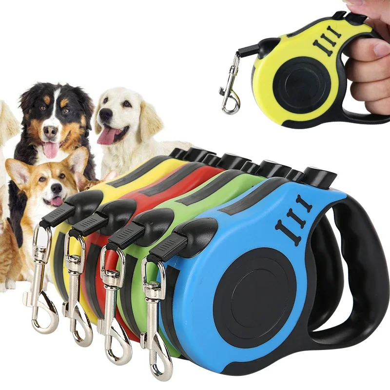 Correa retráctil extensible para perros y gatos – Control automático - imagen 4