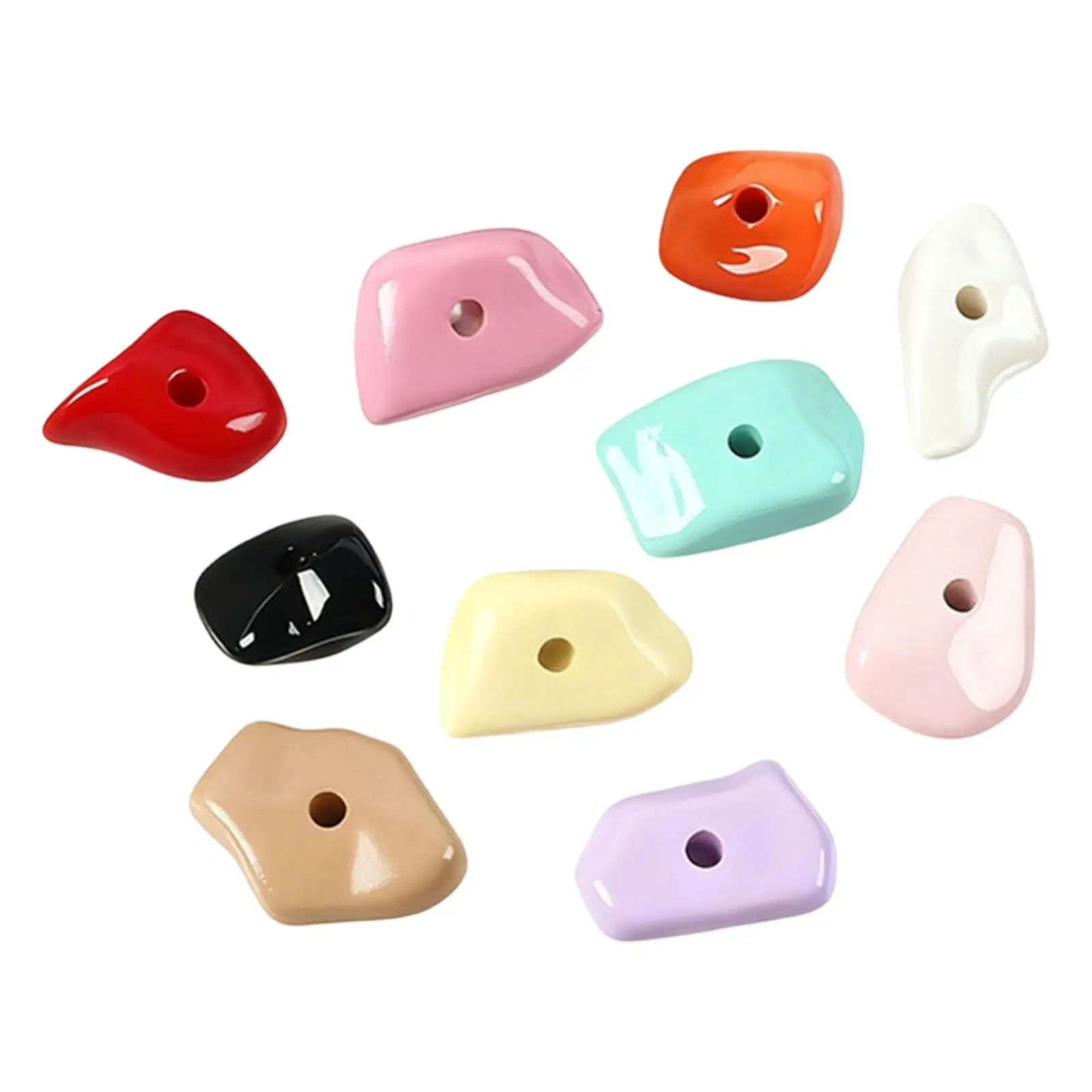 10x Climbing Wall Accessories Colorful for Climbing Training Captive Habitat 10x Climbing Wall Accessories Colorful for Climbing Training Captive Habitat