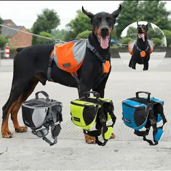 Mochila reflectante para entrenamiento de perros – Impermeable y Oxford