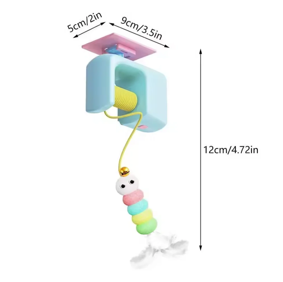 Juguete interactivo para gatos: pájaro volador eléctrico recargable