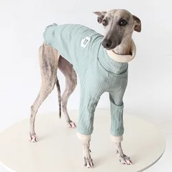 Camiseta suave verde para galgo italiano y perros grandes