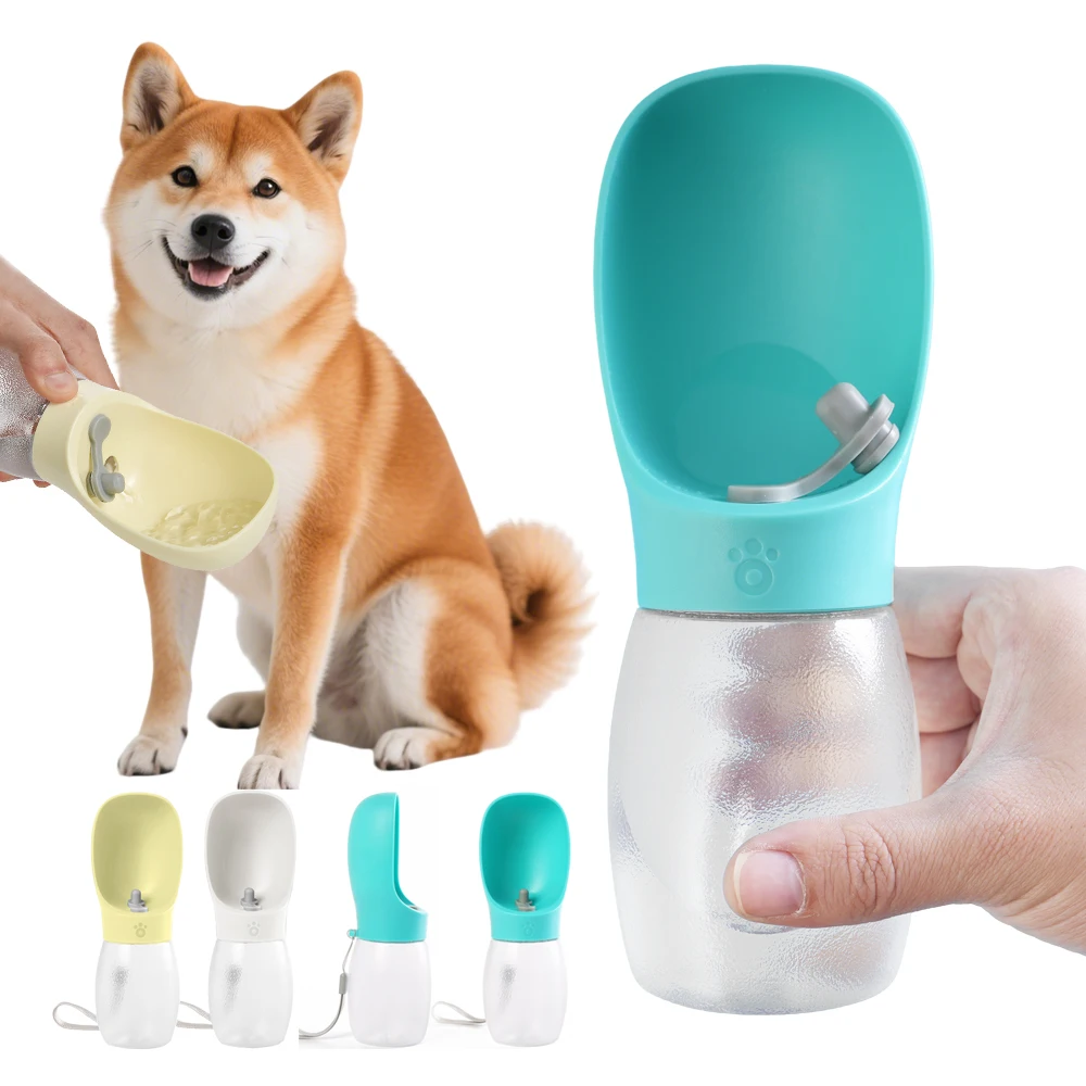 Botella de agua portátil para perros y gatos – Bebedero sin fugas