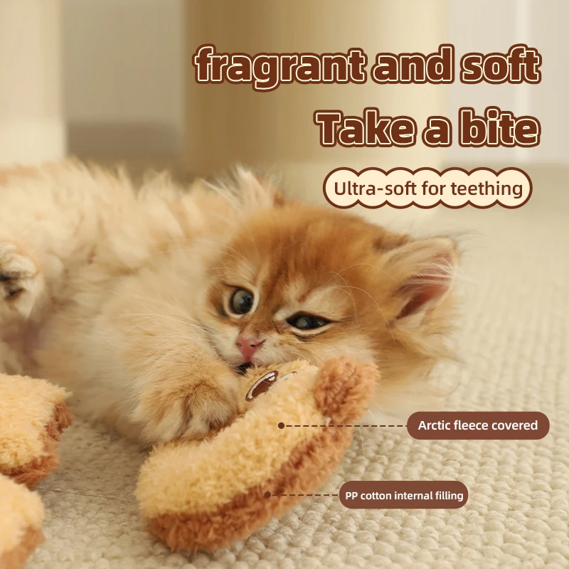 HOOPET Paquete de varita y juguetes para gatos con forma de pastelería: entretenimiento para gatitos, alivio del aburrimiento, suministro interactivo para gatos - imagen 2