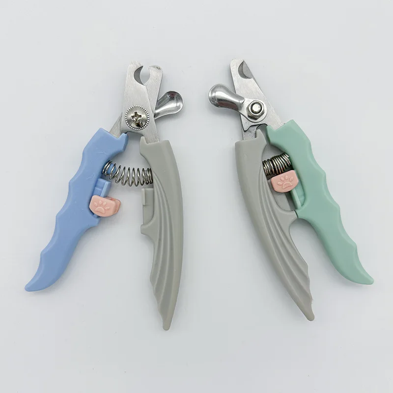 Nuevo cortaúñas para mascotas para gatos y perros, herramienta de aseo de acero inoxidable con protector de seguridad, recortador profesional - imagen 4