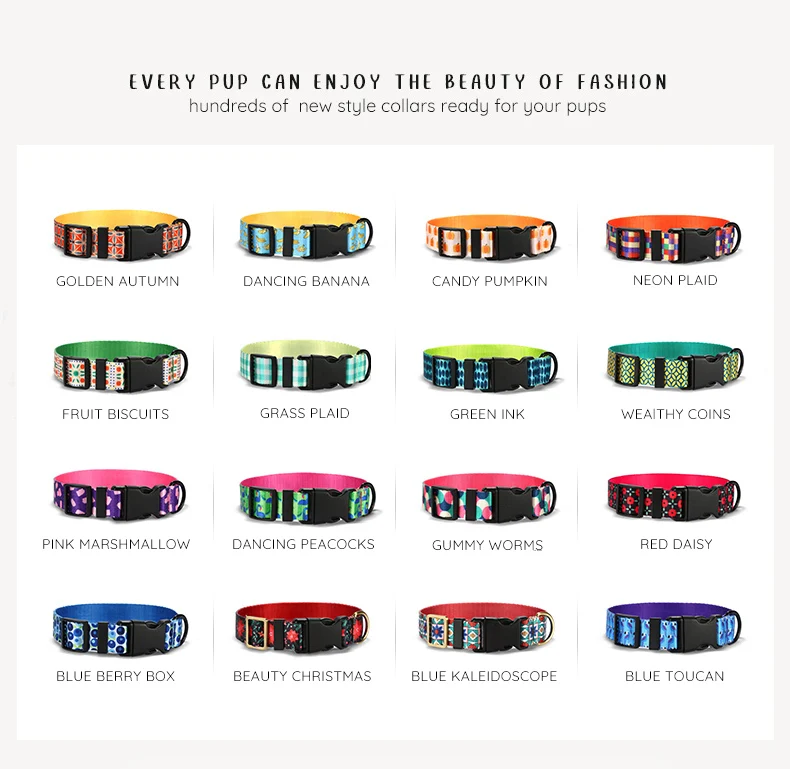 Collar PLATTCO WATERMELON FEAST vista frontal con diseño de sandía