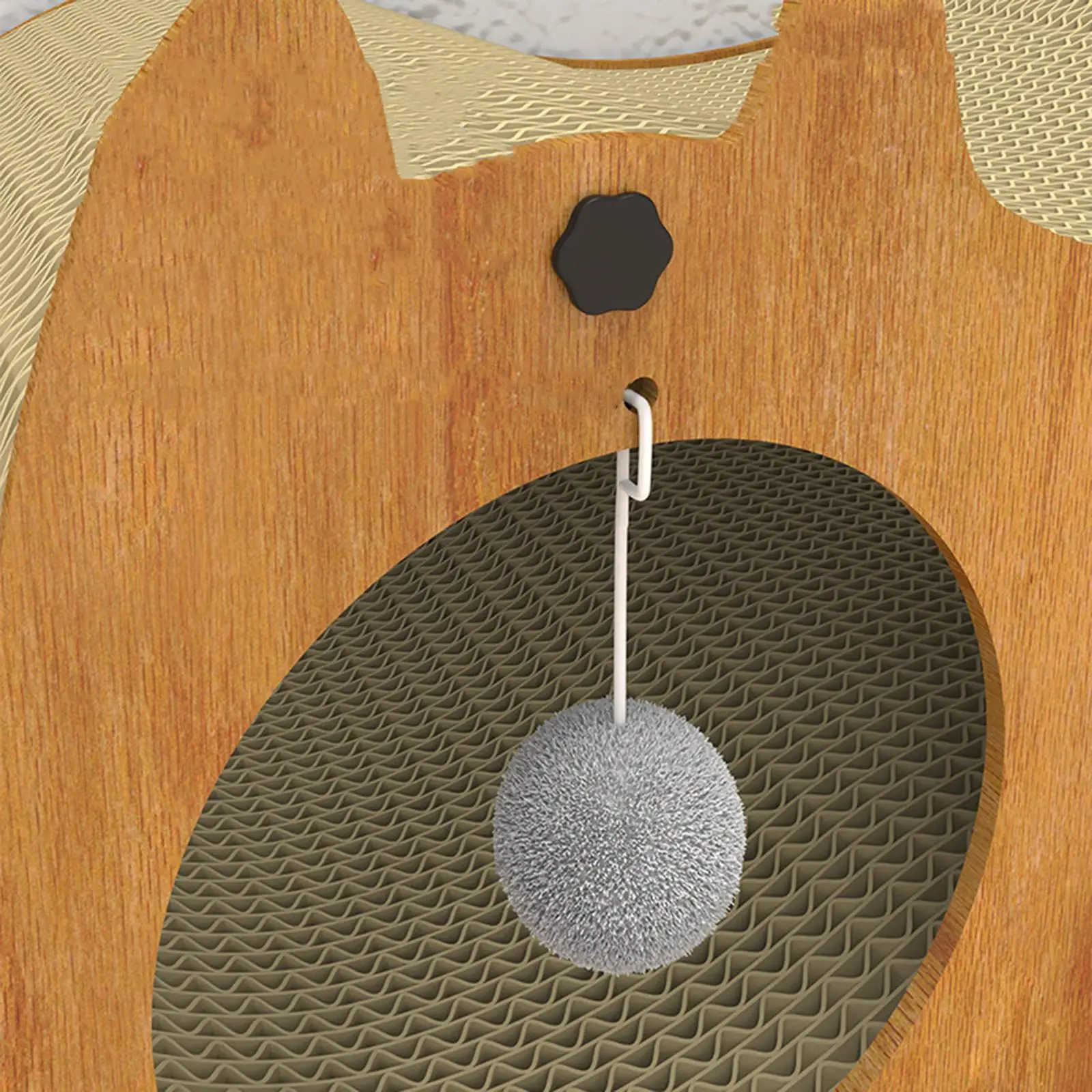 Cat Scratcher Lounge Interactive Cat Hideaway Cave for Cat Kitty Hideaway