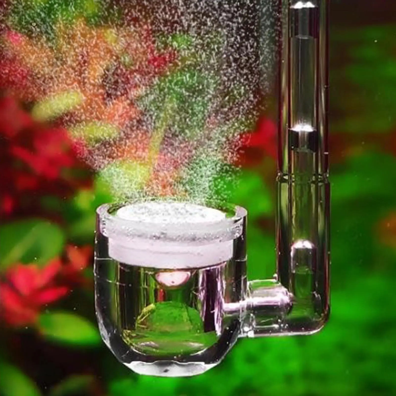 CO2 Diffuser Fish Tank Bubble Diffuser Quiet Aquarium Bubbler Aquarium Air Dics for Small Bucket Circulation System Pond