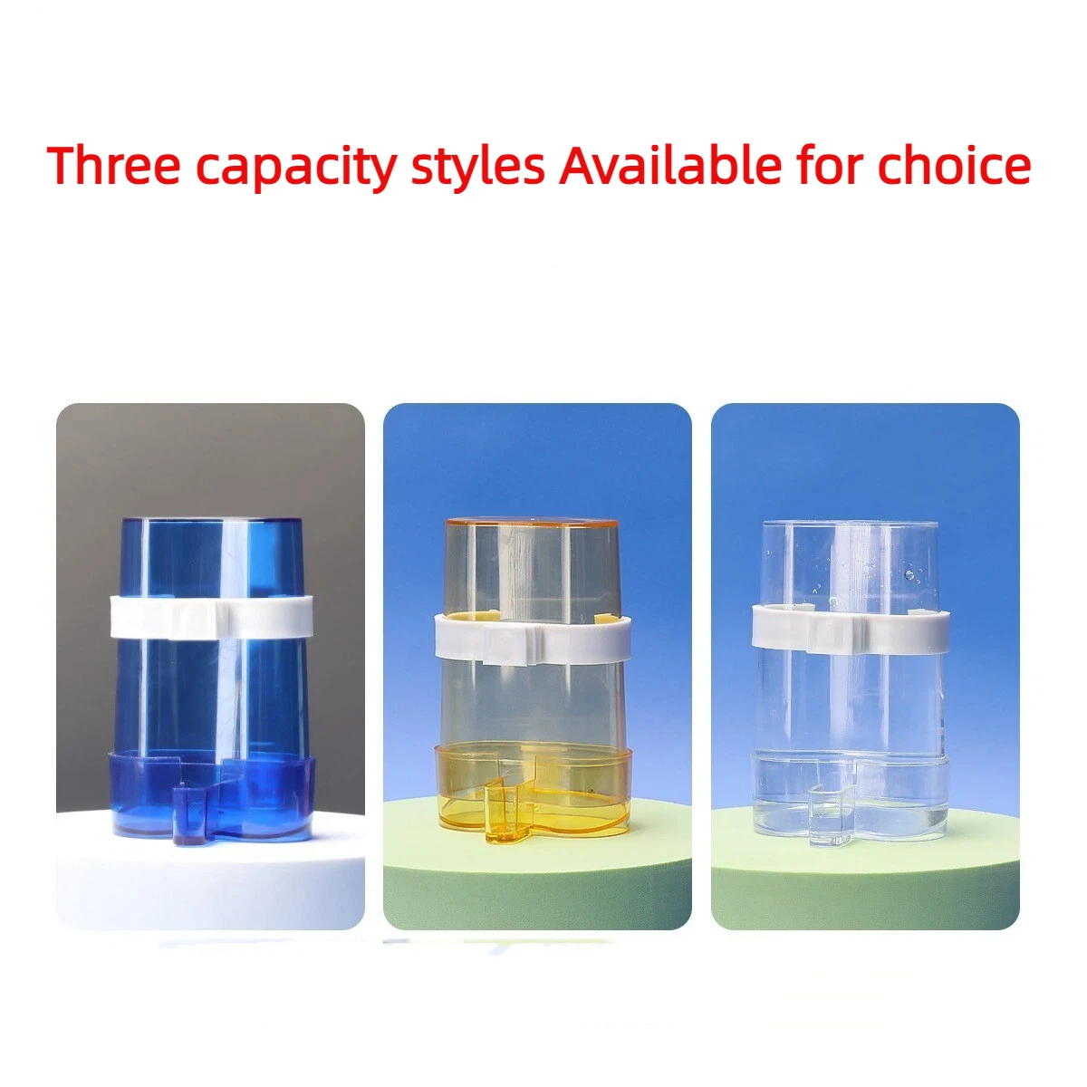 Dispensador de agua para pájaros, alimentador de comida para pájaros, bebedero automático para periquitos y pájaros, dispensador de comida para loros, accesorios para jaulas de pájaros - imagen 5