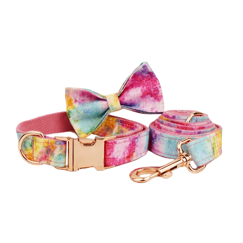Bow Collar Leash Set