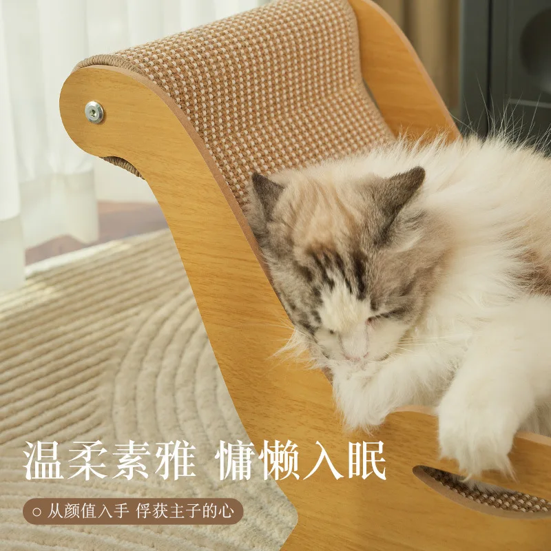 Cama de cartón 2 en 1 para gatos – Cama y rascador - imagen 4
